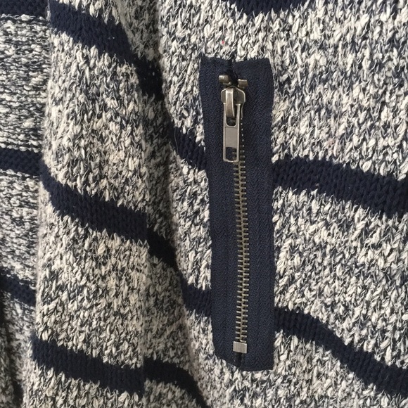 A Pea in the Pod Navy Speckled White Open Cardigan - Picture 3 of 7